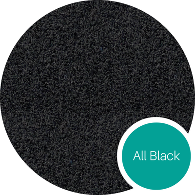 Black garage carpet
