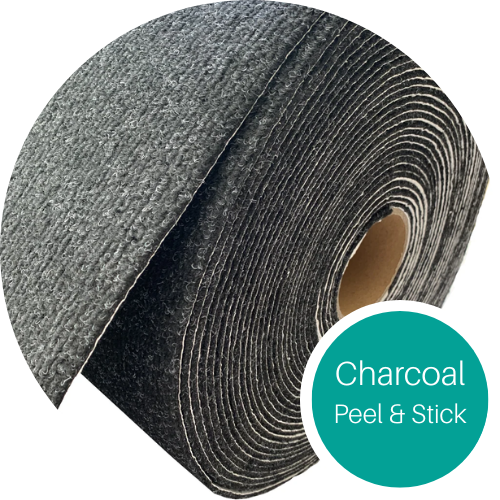Charcoal Peel & Stick Carpet NZ
