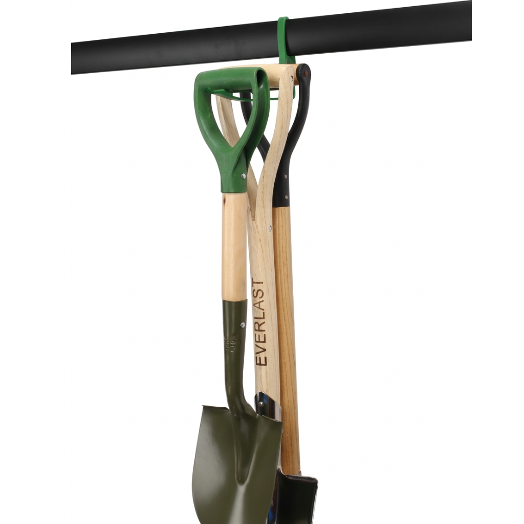 DuraTrax Large Single L Hook hanging spades - Black
