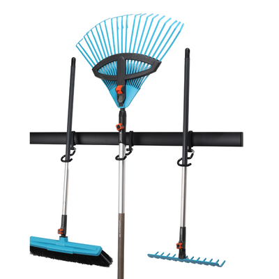 DuraTrax Single S Hook Black hanging broom & racks