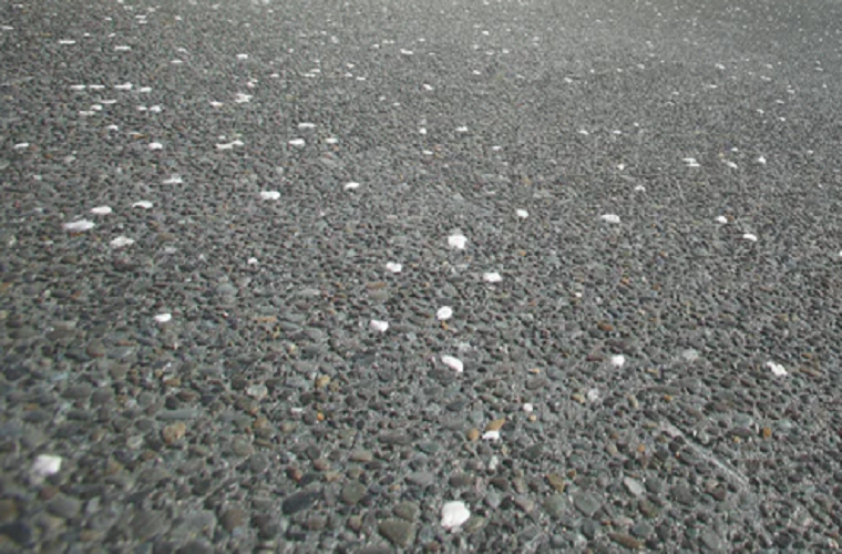 Garage Carpet - Porous Concrete Surface