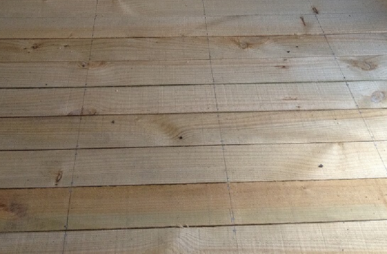 Garage Carpet - Timber Boards Surface
