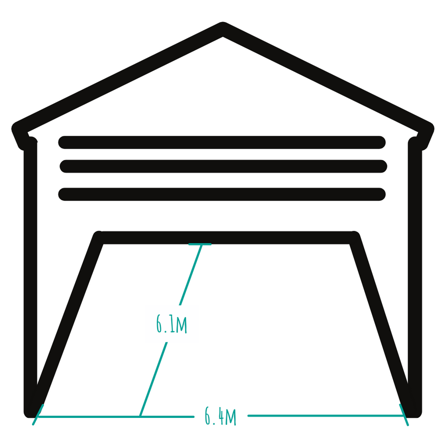 "Standard Sized" Double Garage