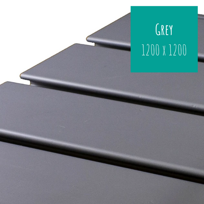 Grey Slatwall 1200 x 1200