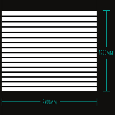 Slatwall 2400 x 1200