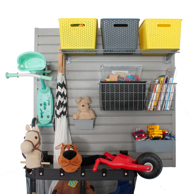 Slatwall Kids Toy Storage Kit